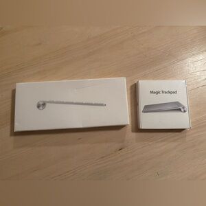 NEW Apple Wireless Keyboard and Apple Magic Track Pad